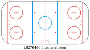 חלקלקה של הוקי של הקרח