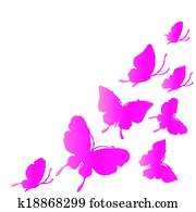 פרפרים, עצב