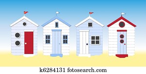 Beach huts Beach huts