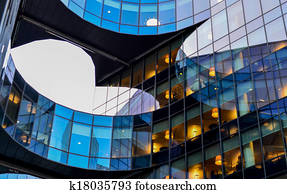 Exterior Shot of a Glass Building