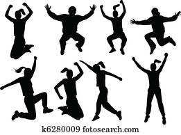 folkhopping, silhouettes