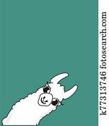 llama on card llama on card