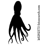 Octopus Silhouette Octopus Silhouette
