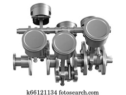 Six Valve V6 Engine Motor Six Valve V6 Engine Motor