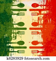 איטלקי, דפוסית של תפריט