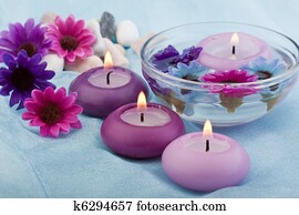 Purple spa relaxation Stock Image | k6294031 | Fotosearch