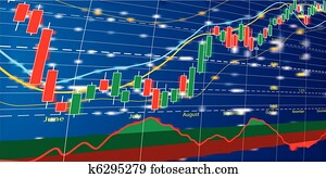 Negociar, forex, gráficos Banco de Imagem | k5425797 ... diagrama er negociar 