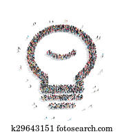 group people shape light group people shape light