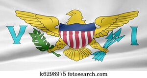 דגל של ארצות הברית, איים של בתולה