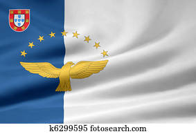 דגלל, של, ה, אזוראס, איים