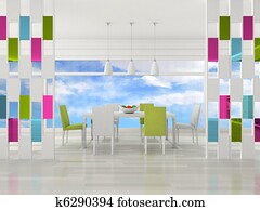 מודרני, חדר של סעודה