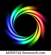 Abstract Rainbow Ray Abstract Rainbow Ray