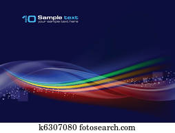 Abstract vector wave Abstract vector wave