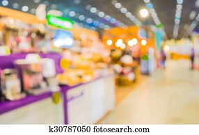 blurred image of people at trade show blurred image of people at trade show