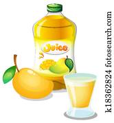 Mango juice drink Mango juice drink