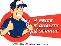 Mechanic with Service List Mechanic with Service List