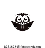 owl with books in graduation cap owl with books in graduation cap