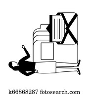 businesspeople, 工作, 办公室