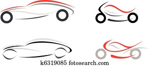 Car and motorcycle Car and motorcycle