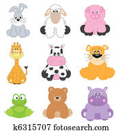 Cartoon animals Cartoon animals