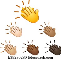 Clapping hands sign emoji Clapping hands sign emoji