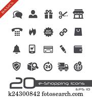 e-Shopping Icons // Basics e-Shopping Icons // Basics