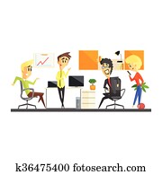 Office Team Discussing