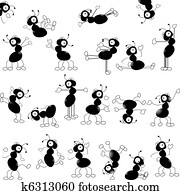 לרקוד, נמלים, תבנית