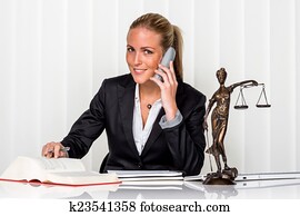 businesswoman in office