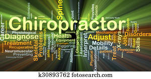 Chiropractor background concept glowing Chiropractor background concept glowing