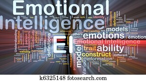 Emotional intelligence background concept glowing Emotional intelligence background concept glowing
