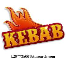kebab sign kebab sign