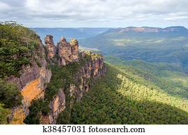 Three sisters in Blue mountains, Australia