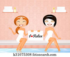 women relaxing women relaxing