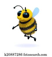3d Honey bee 3d Honey bee