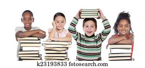 4 gyermekek, noha, sok, előjegyez