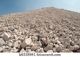 a mound of rubble 