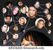 african woman social networking african woman social networking