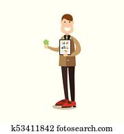 Business people concept vector illustration in flat style