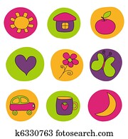 Design elements for babies Design elements for babies