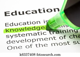'Knowledge' highlighted in green