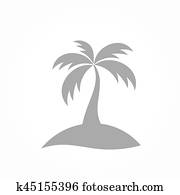 Palm tree icon Palm tree icon