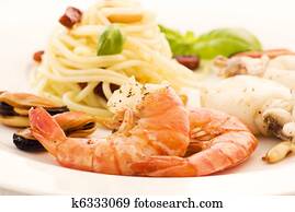 Spaghetti with Seafood Spaghetti with Seafood