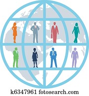 negocio global, mundo, gente, recursos, equipo