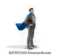 Super businessman Super businessman