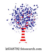 דגל אמריקאי, עץ