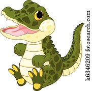 תינוקת, תנין