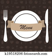 תפריט של מסעדה