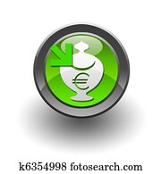 button with currency symbols