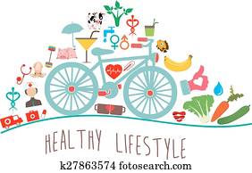 Healthy Lifestyle Background Healthy Lifestyle Background